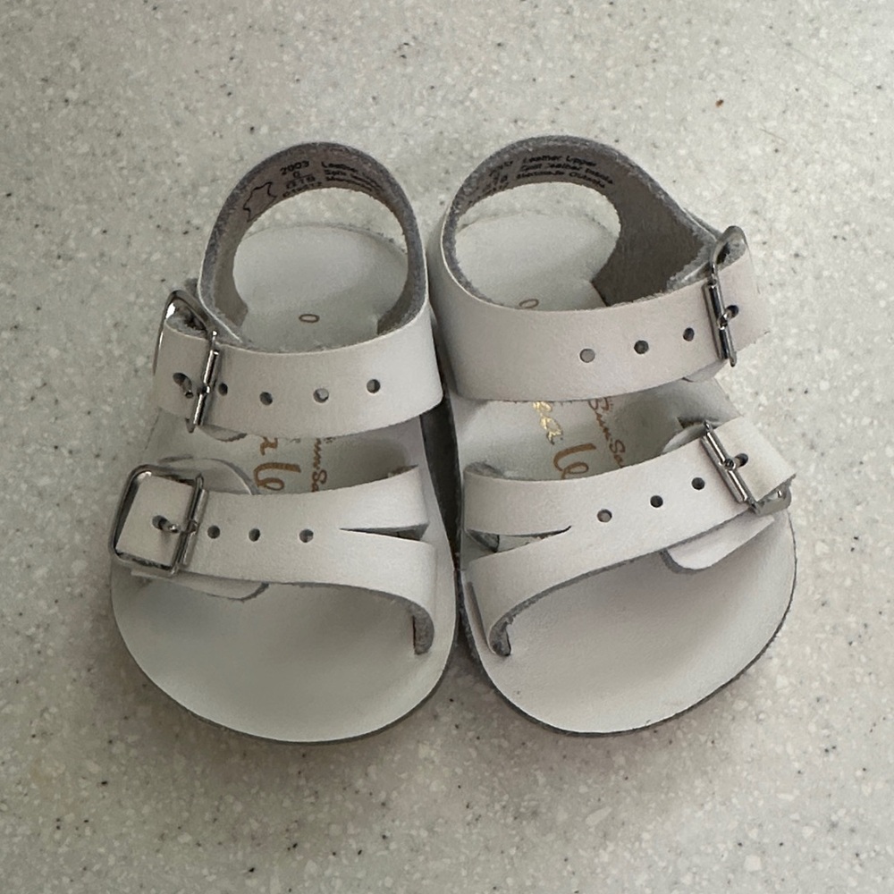 Classic White Kids Sandals